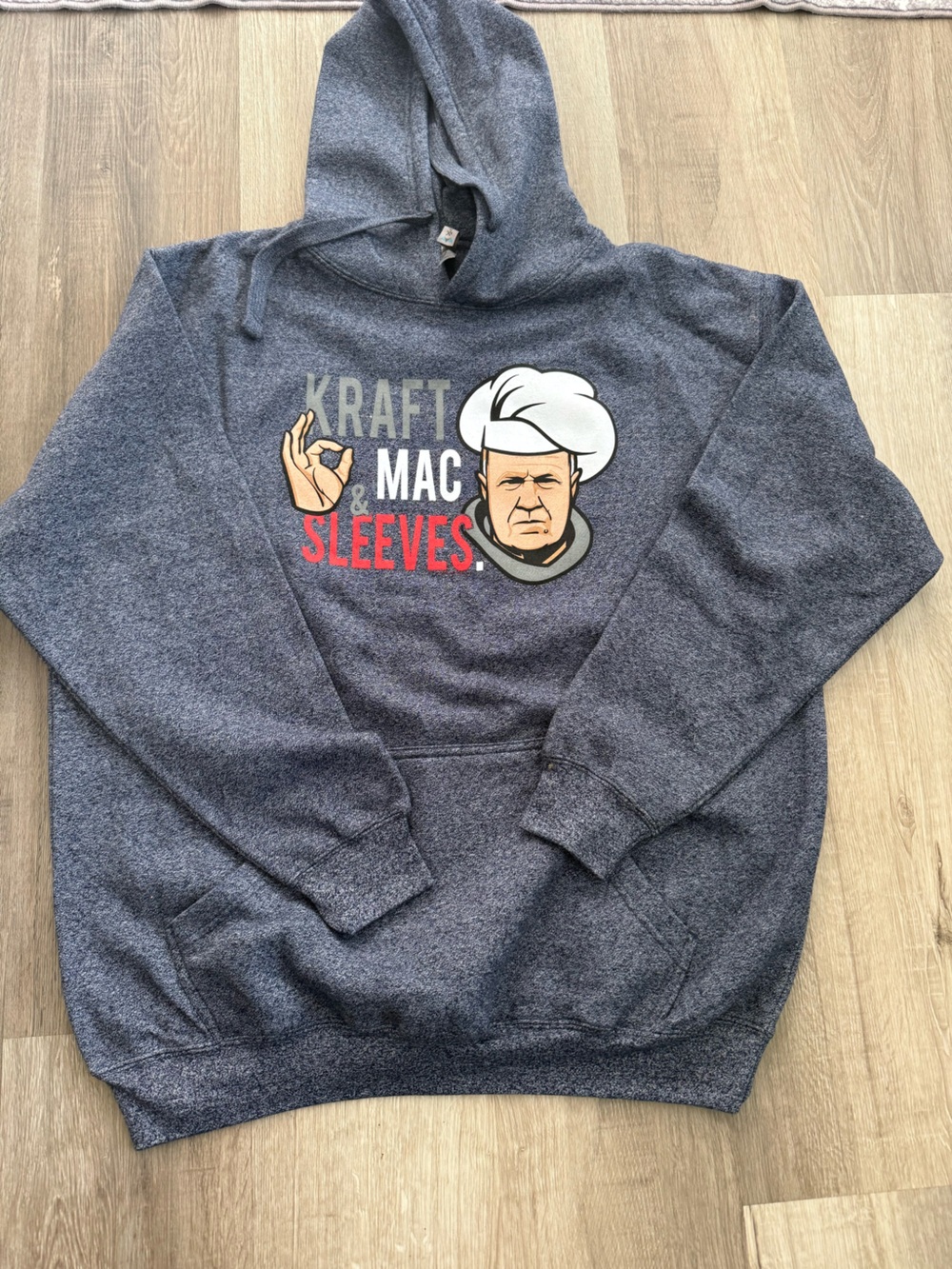 Kraft Mac & Sleeves Heather Gray Men's Sweatshirt